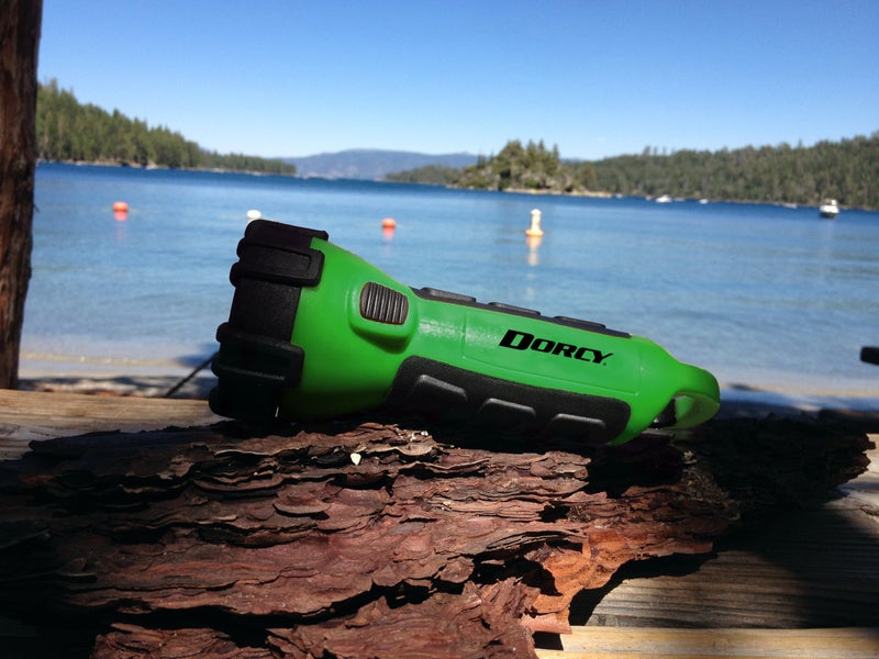 Dorcy 150 Lumen Floating Water Resistant LED Flashlight with Carabineer Clip, Neon Green (41-2513) - Image 5